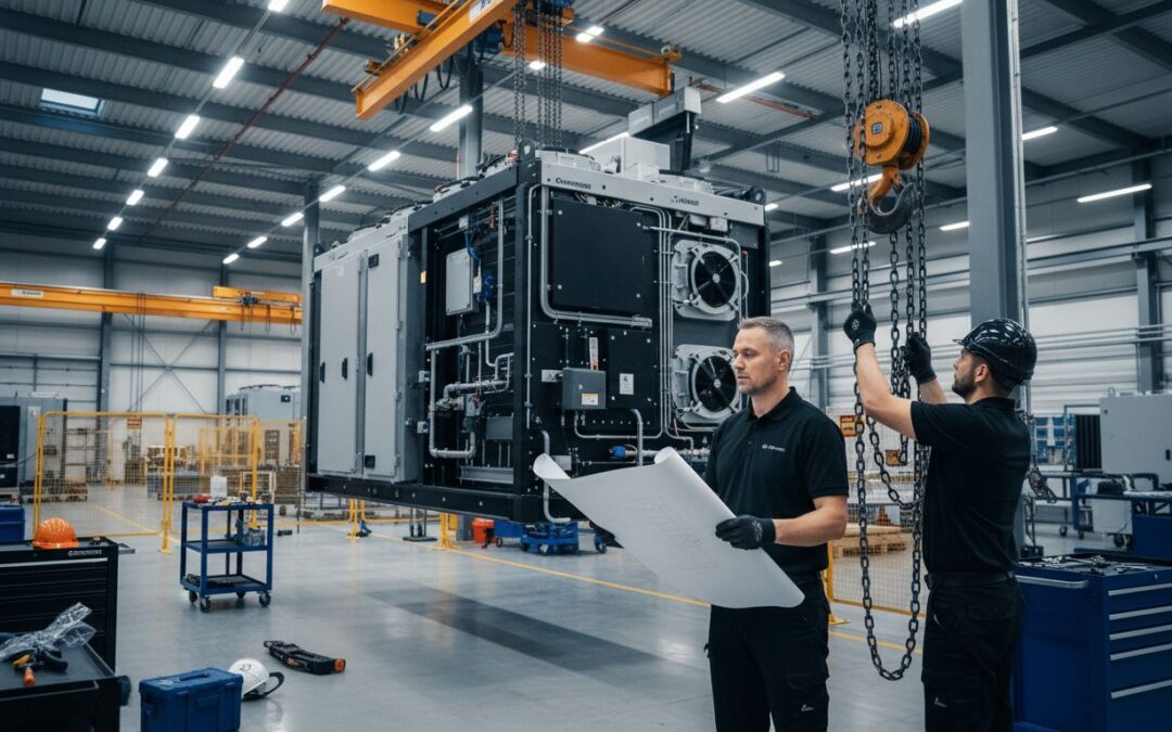 Ipari hűtő telepítési folyamat lépésről lépésre